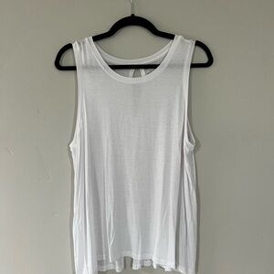 Halogen White Sleeveless Tank Top - Size XL